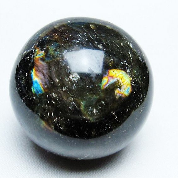 ラブラドライト 丸玉 64mm [T571-4559]