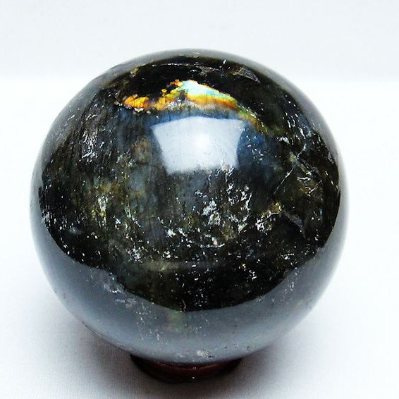 ラブラドライト 丸玉 81mm [T571-4589]