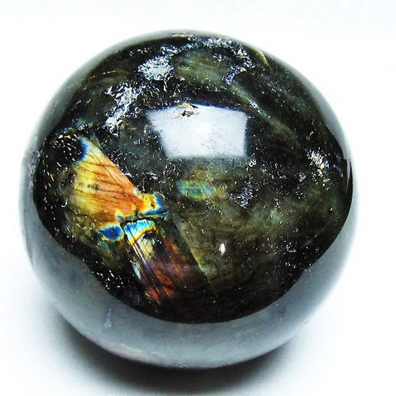 ラブラドライト 丸玉 82mm [T571-4772]