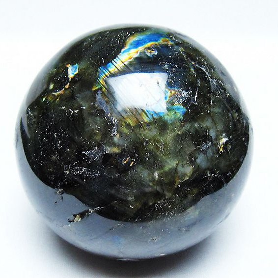 ラブラドライト 丸玉 86mm [T571-5058]