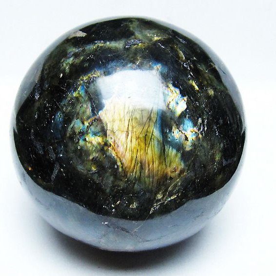 2.8Kg ラブラドライト 丸玉 127mm [T571-5069]