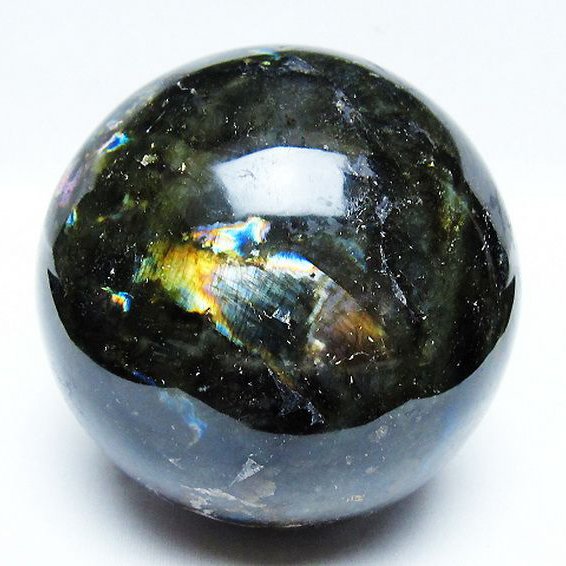 1.6Kg ラブラドライト 丸玉 105mm [T571-5073]