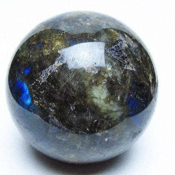 ラブラドライト 丸玉 80mm [t571-5189]