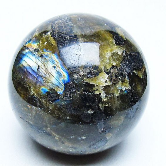 ラブラドライト 丸玉 71mm [t571-5226]
