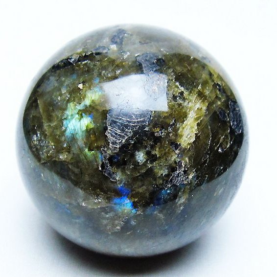 ラブラドライト 丸玉 66mm [t571-5229]