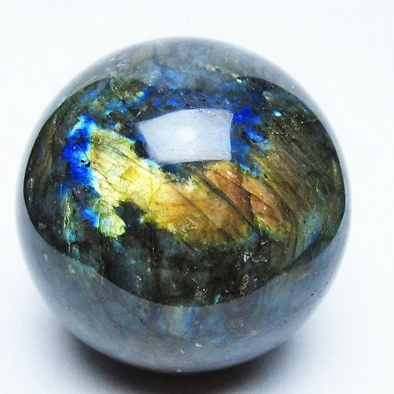 ラブラドライト 丸玉 79mm [t571-5276]