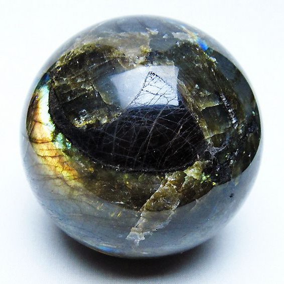 ラブラドライト 丸玉 79mm [t571-5280]