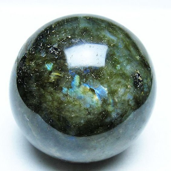 ラブラドライト 丸玉 71mm [t571-5403]