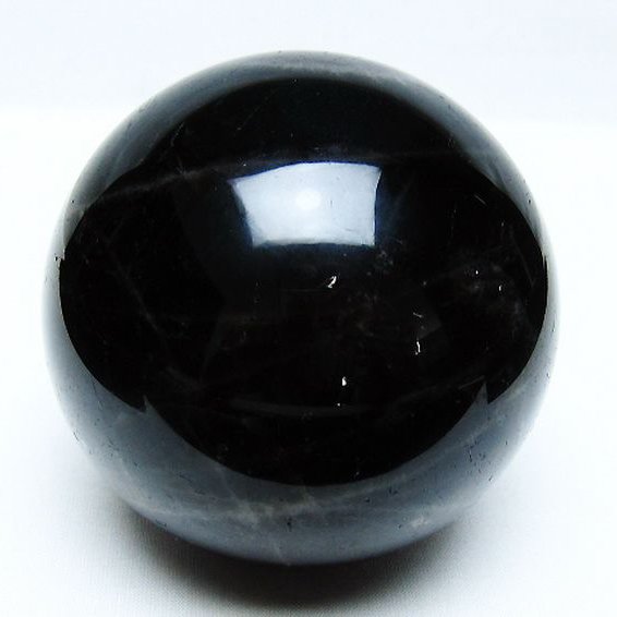 モリオン 純天然 黒水晶 丸玉 89mm [t572-11554]