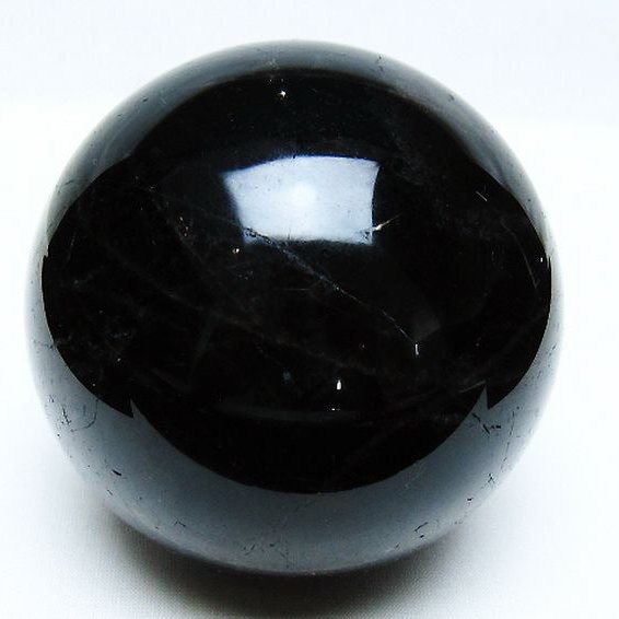 モリオン 純天然 黒水晶 丸玉 89mm [t572-11557]