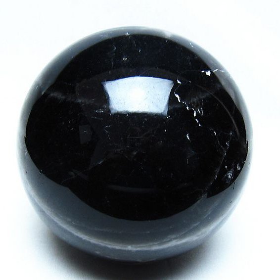1.8Kg モリオン 純天然 黒水晶 丸玉 115mm [t572-11803]