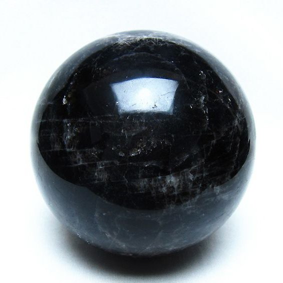 1.7Kg モリオン 純天然 黒水晶 丸玉 113mm [t572-11811]