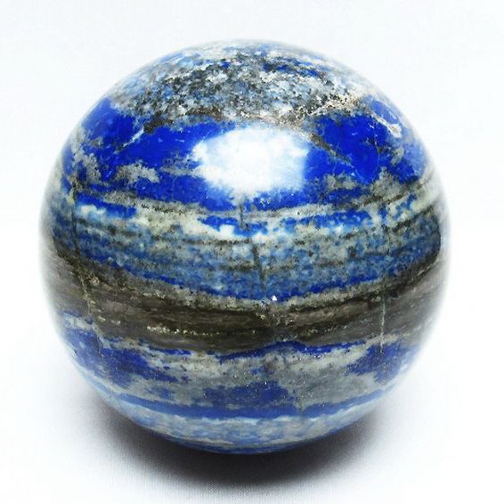 2.4Kg ラピスラズリ 丸玉 117mm [t574-3998]