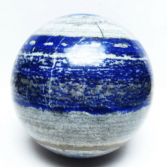 3.7Kg ラピスラズリ 丸玉  134mm [T574-4002]