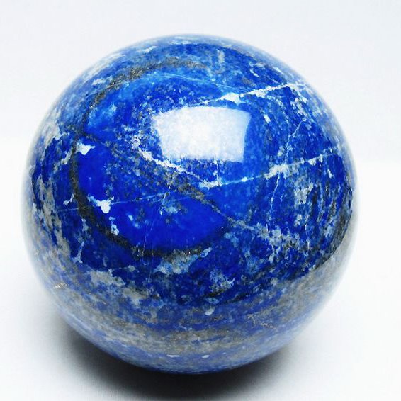 2.3Kg ラピスラズリ 丸玉 117mm [T574-4266]