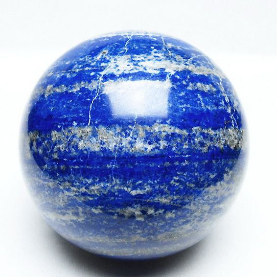 1.1Kg ラピスラズリ 丸玉 89mm [T574-4292]