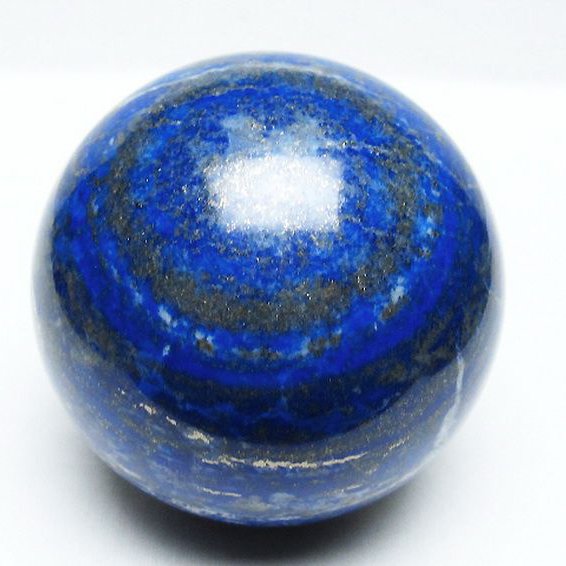 1Kg ラピスラズリ 丸玉 86mm [T574-4293]