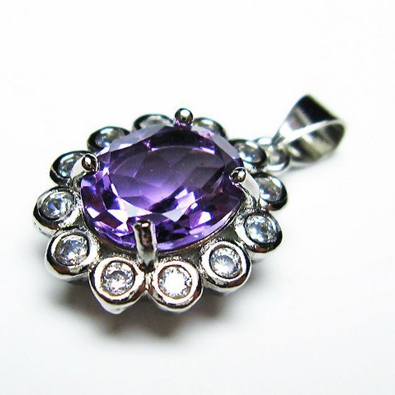 アメジスト ペンダント [T576-2000]