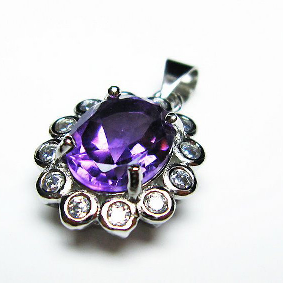 アメジスト ペンダント [T576-2032]