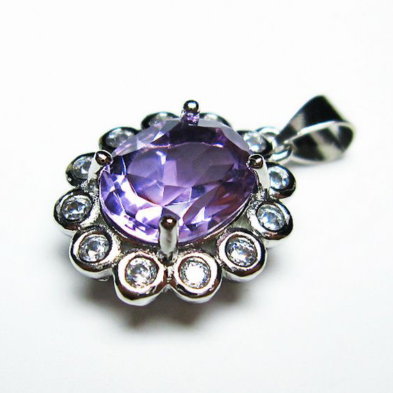 アメジスト ペンダント [T576-2119]