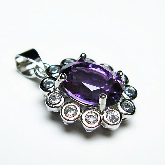 アメジスト ペンダント [T576-2122]