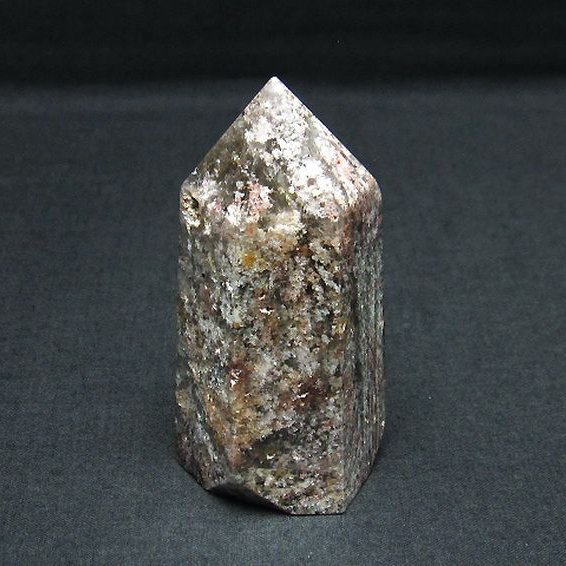 ガーデンクォーツ（庭園水晶）ファントム 六角柱[T577-4318]