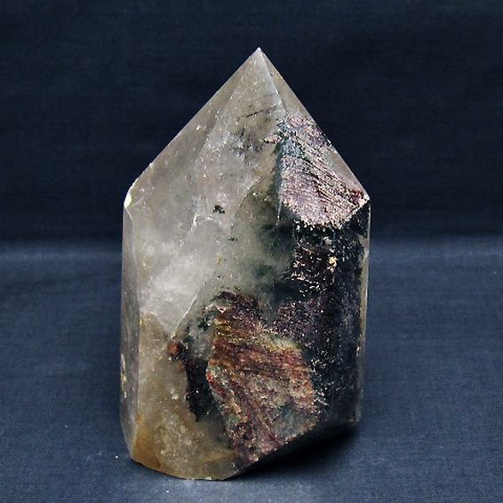 ガーデン水晶ファントム 六角柱[T577-4534]