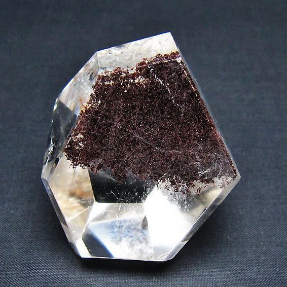 赤ガーデン水晶 原石 [t577-4798]