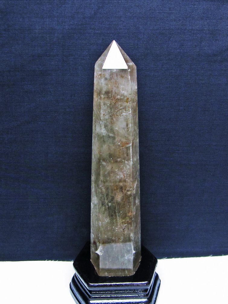 ライトニング水晶 六角柱 [t581-5668]
