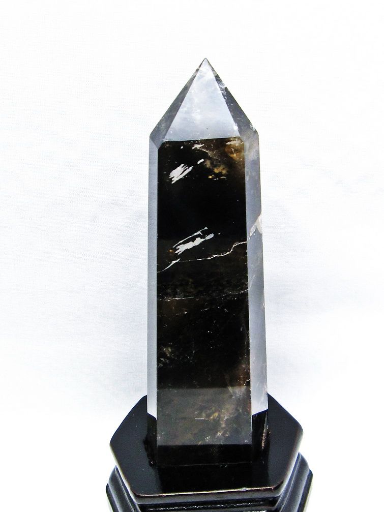 ライトニング水晶 六角柱 [t581-5687]