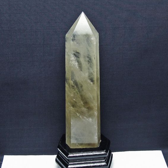 ライトニング水晶 六角柱[T581-5992]