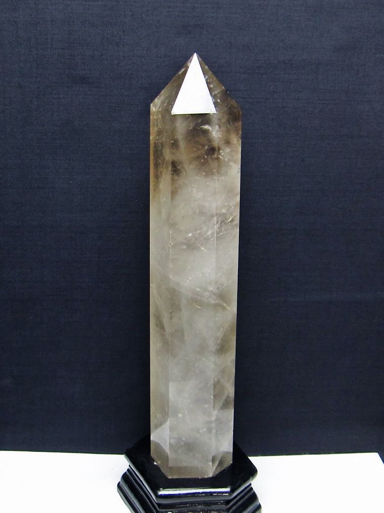 1.1Kg ライトニング水晶 六角柱[T581-6108]