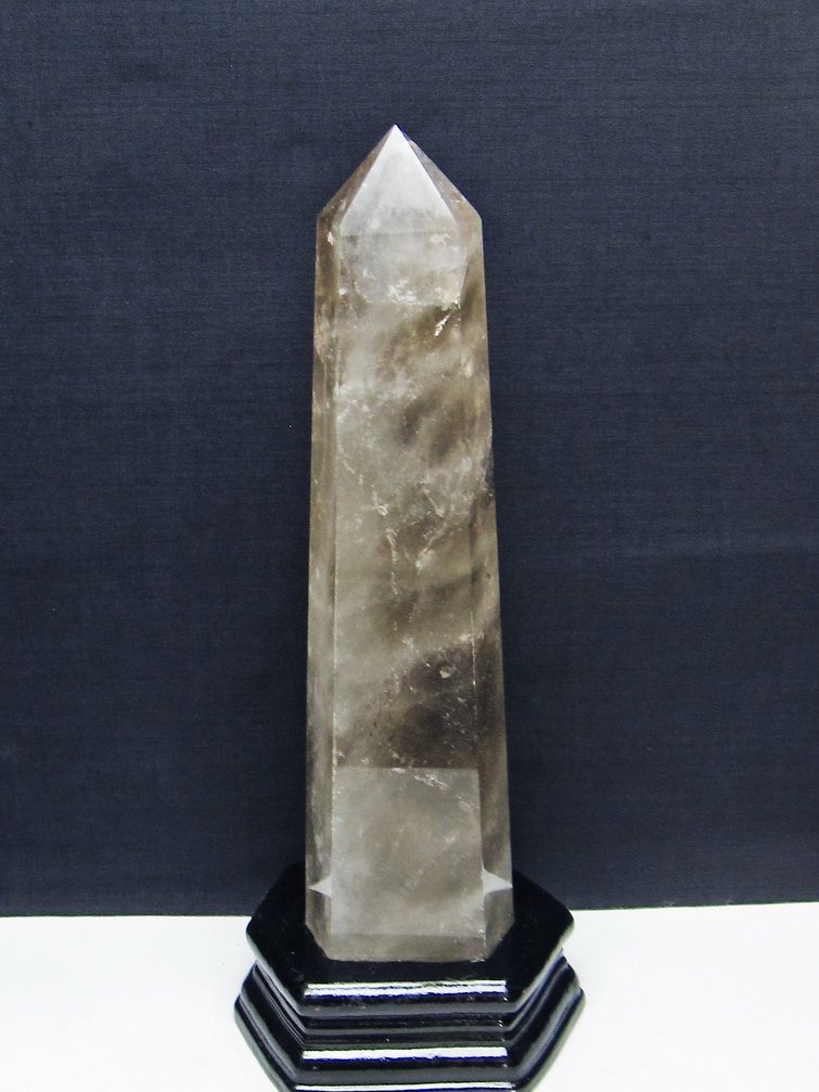 ライトニング水晶 六角柱 [t581-6112]