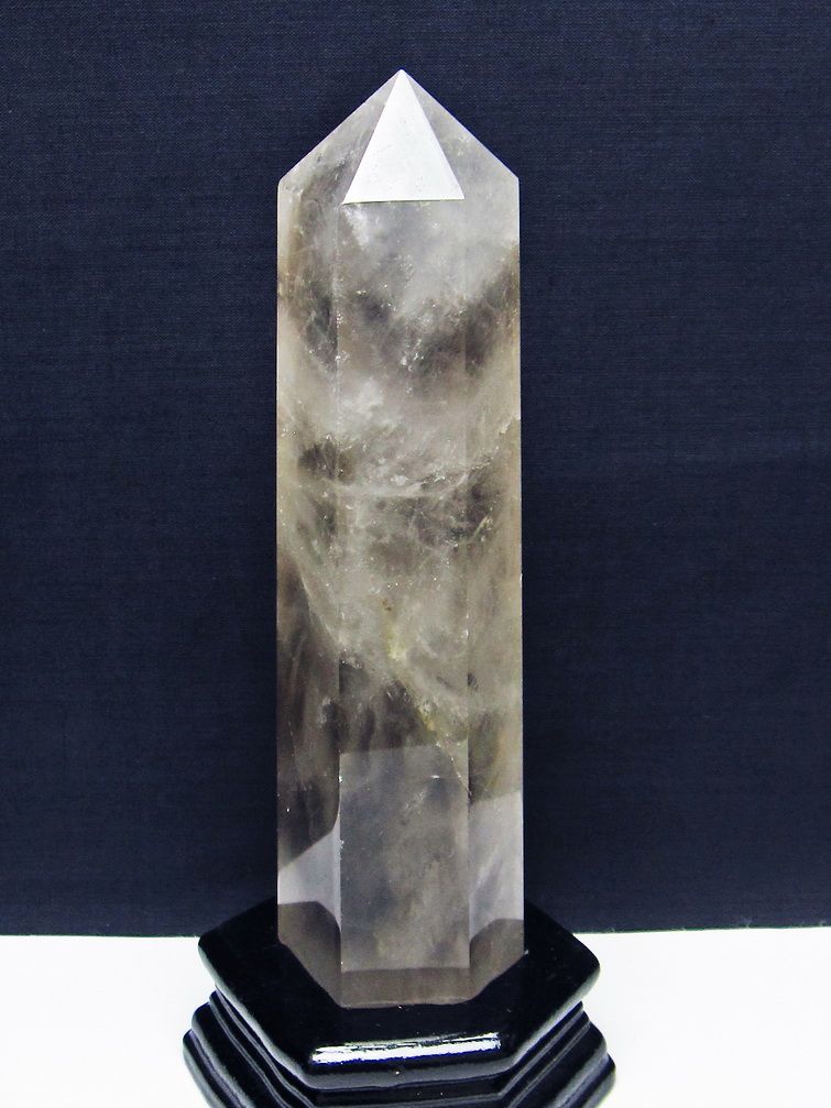 ライトニング水晶 六角柱 [t581-6130]