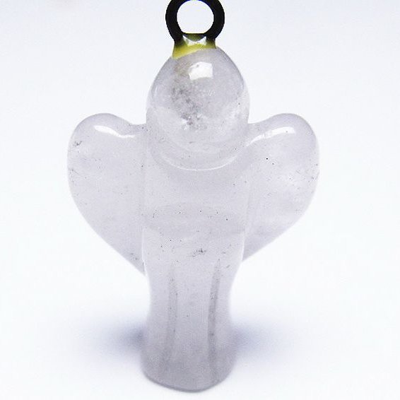 ヒマラヤ水晶天使 置物[T585-2413]
