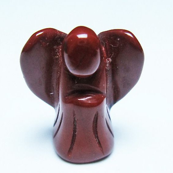 赤アゲート天使 置物[T585-2551]