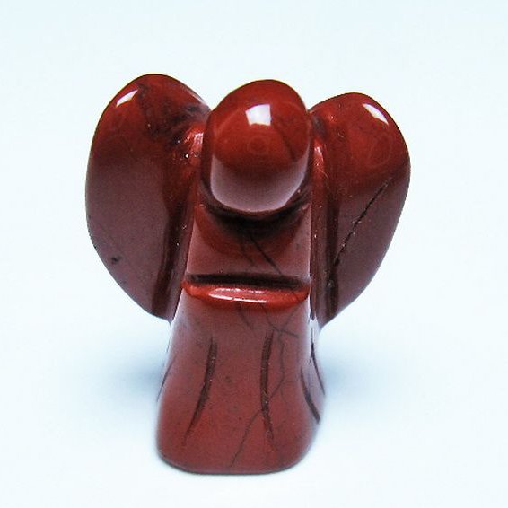 赤アゲート天使 置物[T585-2556]