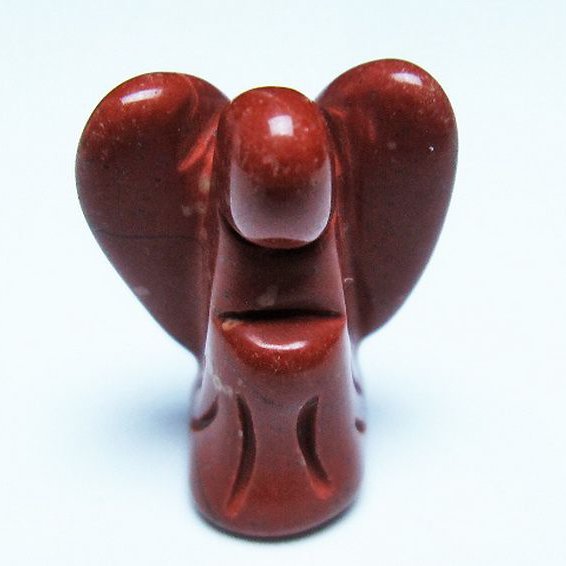 赤アゲート天使 置物[T585-2564]