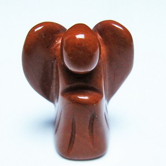 赤アゲート天使 置物[T585-2565]