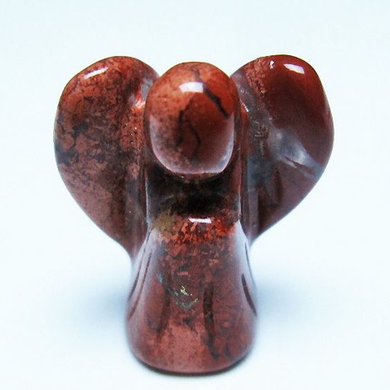 赤アゲート天使 置物[T585-2570]