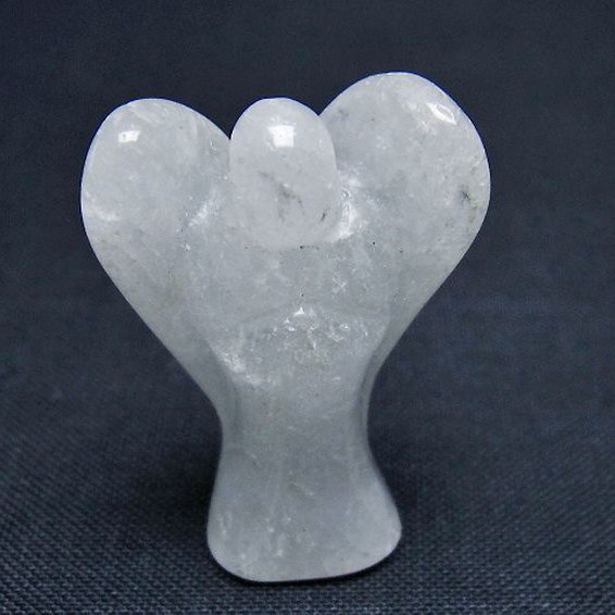 ヒマラヤ水晶天使 置物[T585-2614]