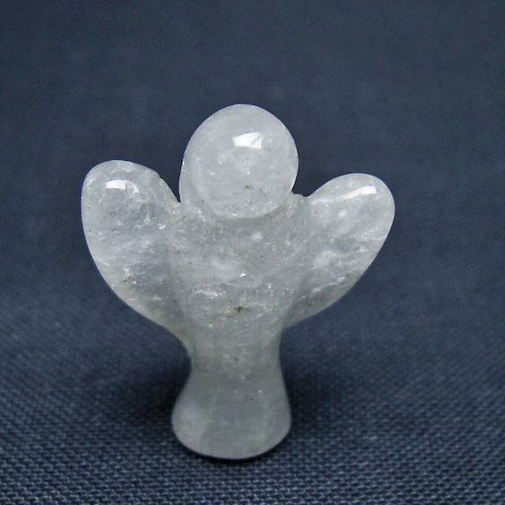 ヒマラヤ水晶天使 置物[T585-2625]