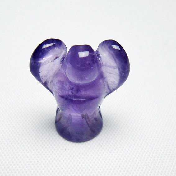 アメジスト天使 置物[T585-2653]