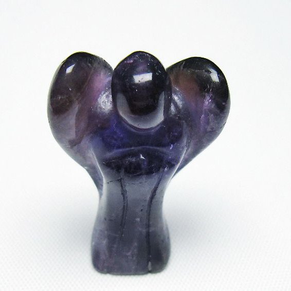 アメジスト天使 置物[T585-2657]