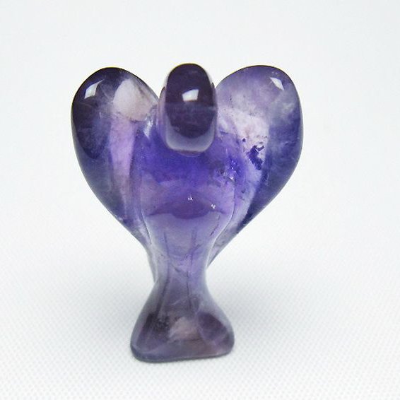 アメジスト天使 置物[T585-2663]