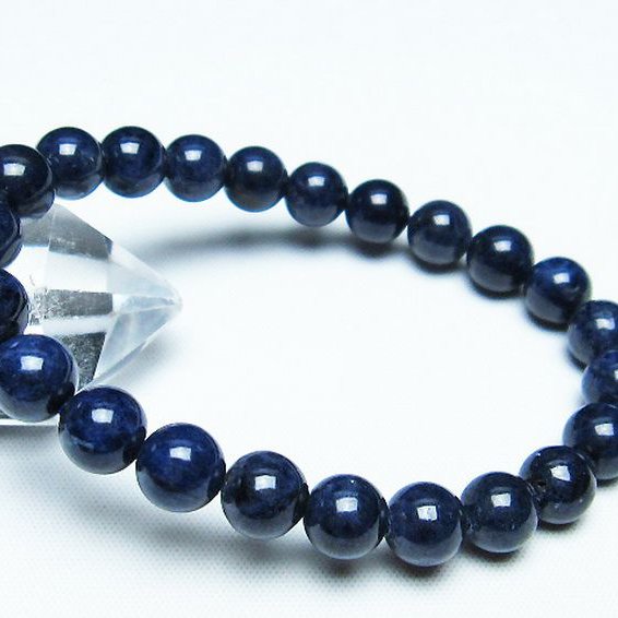 サファイア ブレスレット 8mm [t589-6196]