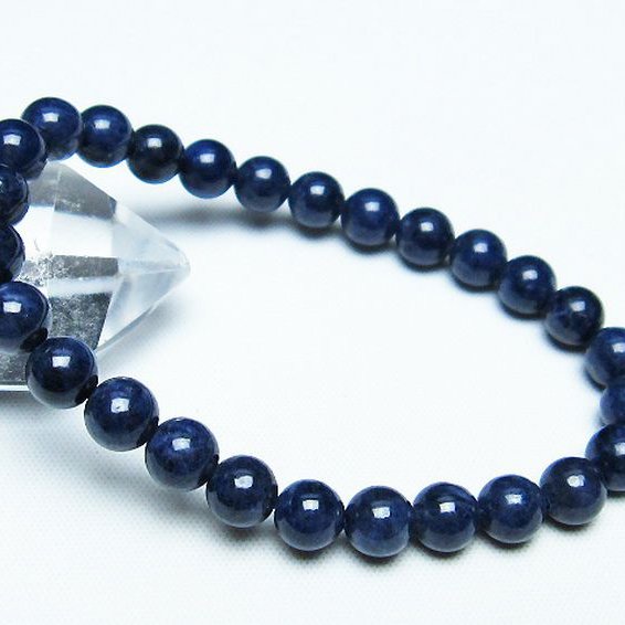 サファイア ブレスレット 7mm [T589-6215]