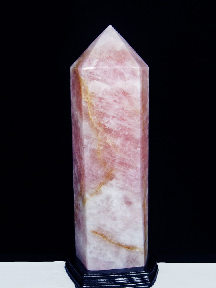 ★ご予約品 ご注文から3ヵ月後の発送予定 ty★ 25.3Kg ローズクォーツ 六角柱 同梱不可 [T59-1027]