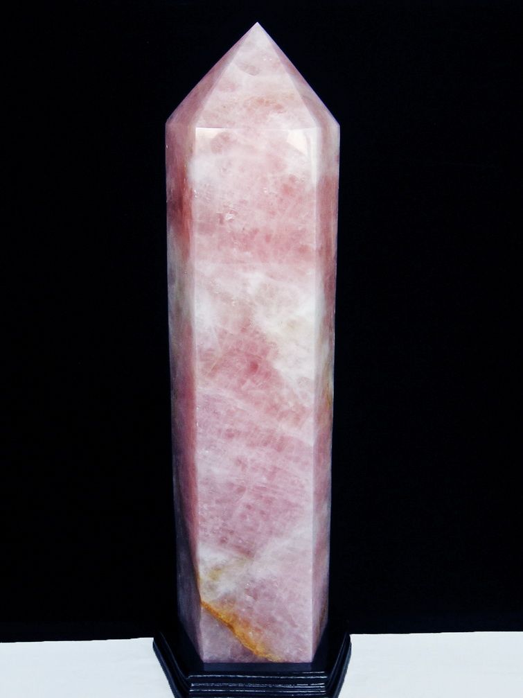 ★ご予約品 ご注文から3ヵ月後の発送予定 ty★ 26.2Kg ローズクォーツ 六角柱 同梱不可 [T59-1029]