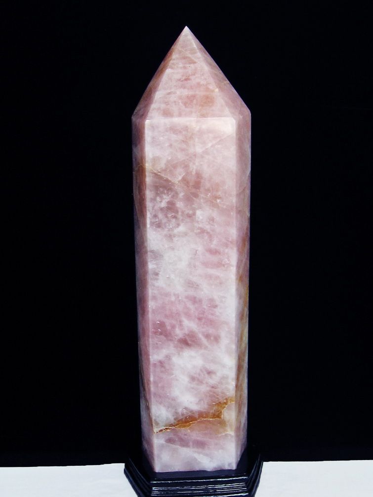 ★ご予約品 ご注文から3ヵ月後の発送予定 ty★ 19.6Kg ローズクォーツ 六角柱 同梱不可 [T59-1031]